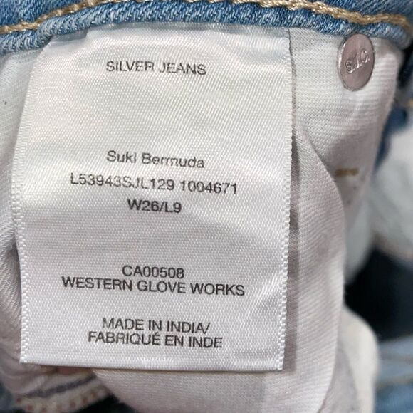 Silver Suki Bermudia Short Size 26 - Picture 5 of 5